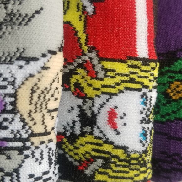 batman men casual crew socks with harley quinn - Picture 6 of 6